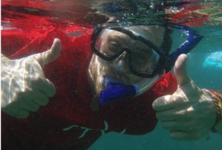 Snorkel en el mar